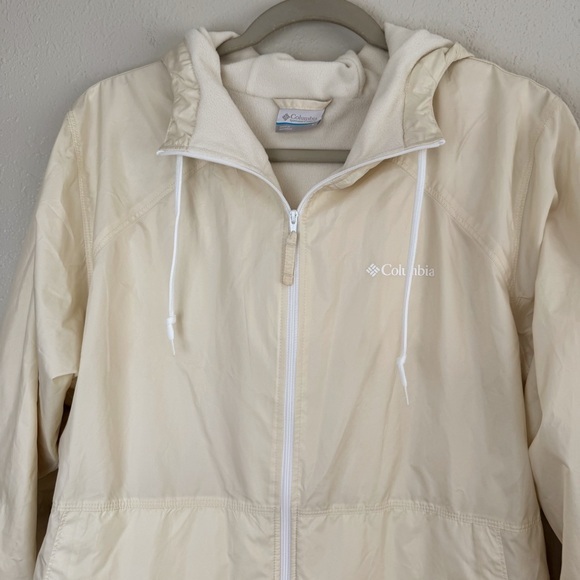 Columbia Hooded lined‎ jacket cream L - Picture 2 of 9